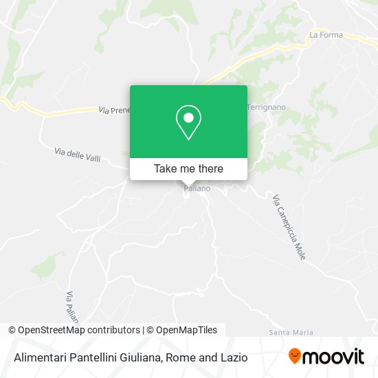 Alimentari Pantellini Giuliana map