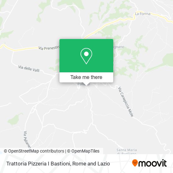 Trattoria Pizzeria I Bastioni map