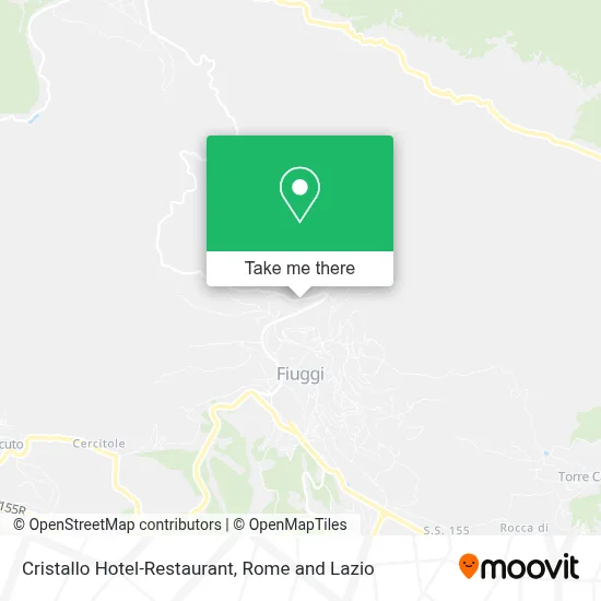 Cristallo Hotel-Restaurant map