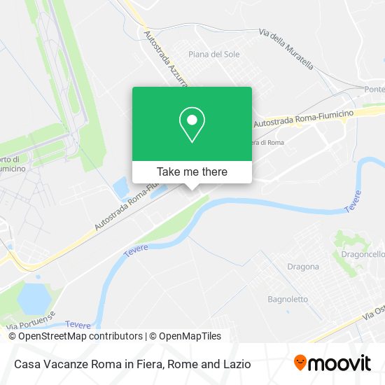 Casa Vacanze Roma in Fiera map