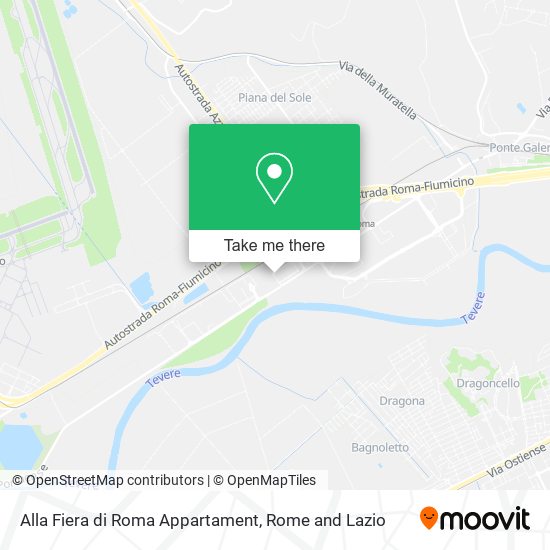 Alla Fiera di Roma Appartament map