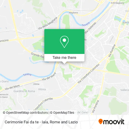 DIY Ceremonies - Iaia map