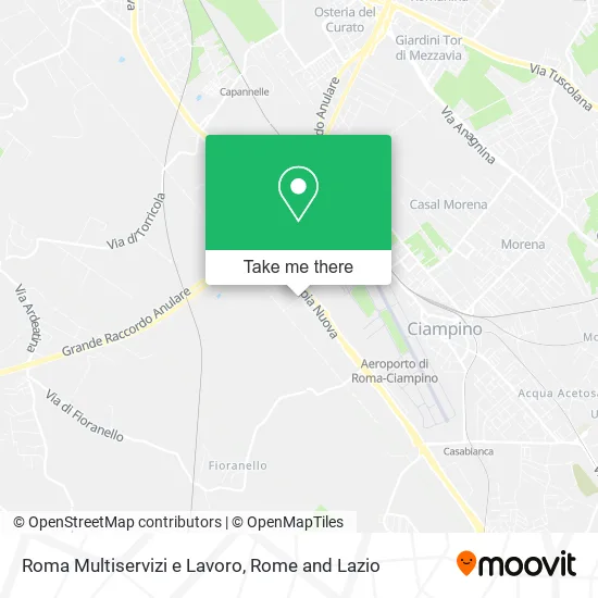Rome Multiservices and Work map