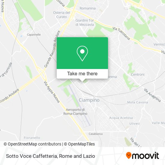 Sotto Voce Caffetteria map