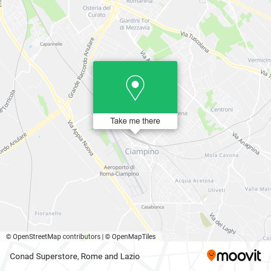 Conad Superstore map