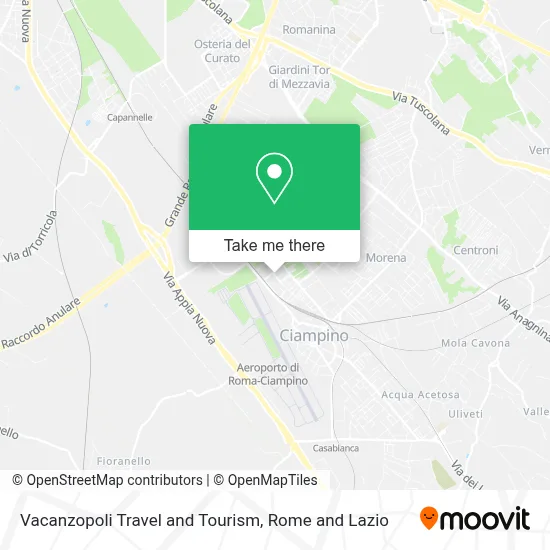 Vacanzopoli Travel and Tourism map