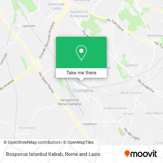 Bosporus Istanbul Kebab map