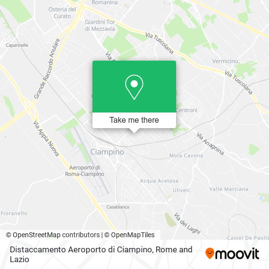 Distaccamento Aeroporto di Ciampino map
