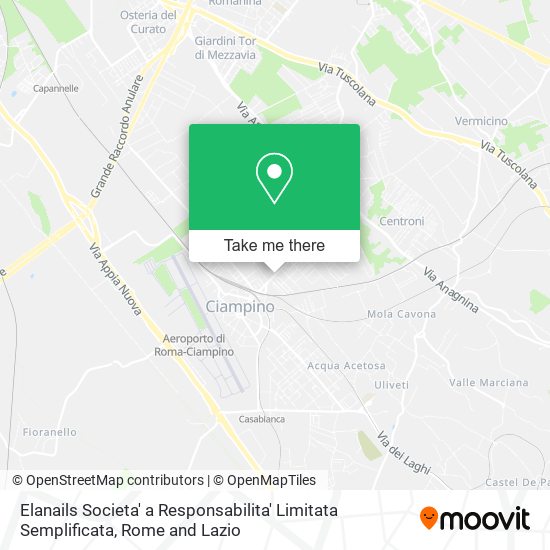 Elanails Societa' a Responsabilita' Limitata Semplificata map