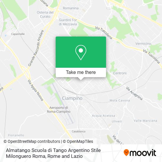 Almatango Scuola di Tango Argentino Stile Milonguero Roma map