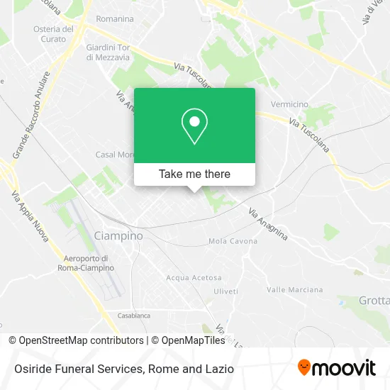 Osiride Funeral Services map