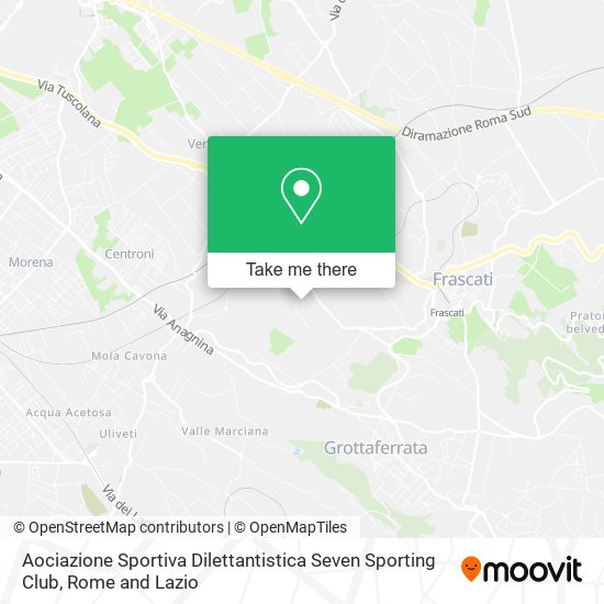 Aociazione Sportiva Dilettantistica Seven Sporting Club map