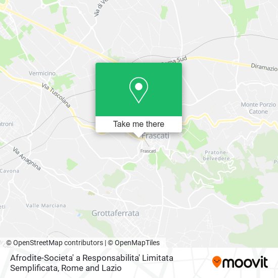 Afrodite-Societa' a Responsabilita' Limitata Semplificata map