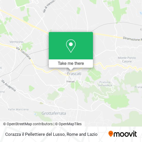 Corazza il Pellettiere del Lusso map