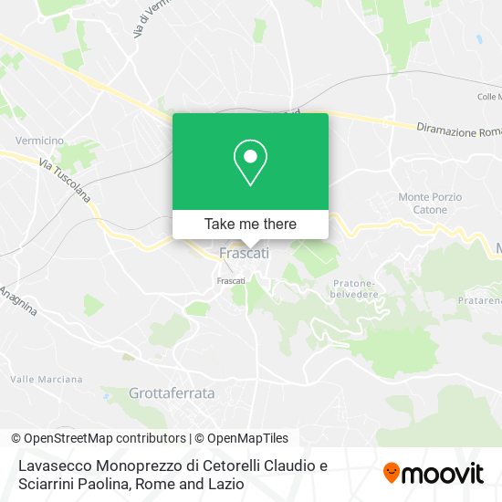 Lavasecco Monoprezzo di Cetorelli Claudio e Sciarrini Paolina map