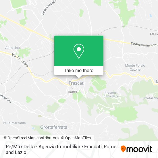 Re / Max Delta - Agenzia Immobiliare Frascati map