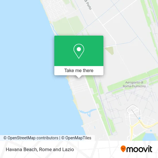 Havana Beach map