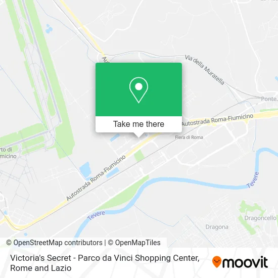 Victoria's Secret - Parco da Vinci Shopping Center map