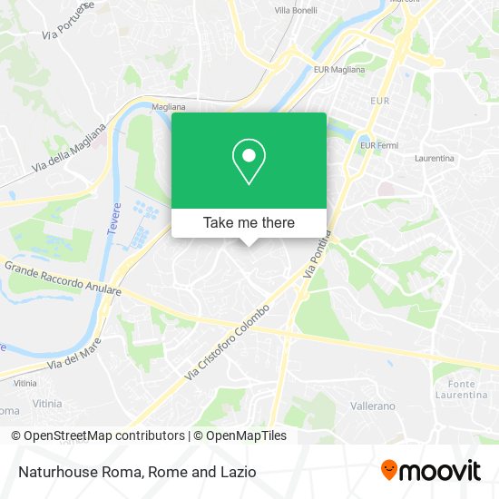 Naturhouse Roma map