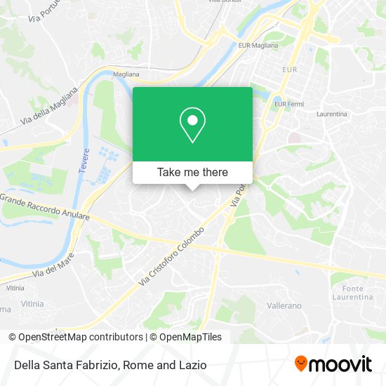 Della Santa Fabrizio map