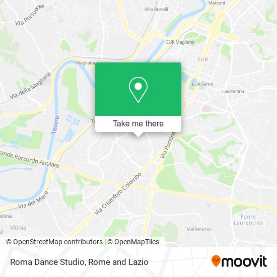 Roma Dance Studio map