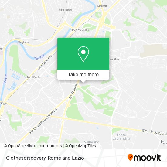 Clothesdiscovery map