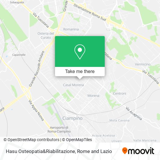 Hasu Osteopatia&Riabilitazione map