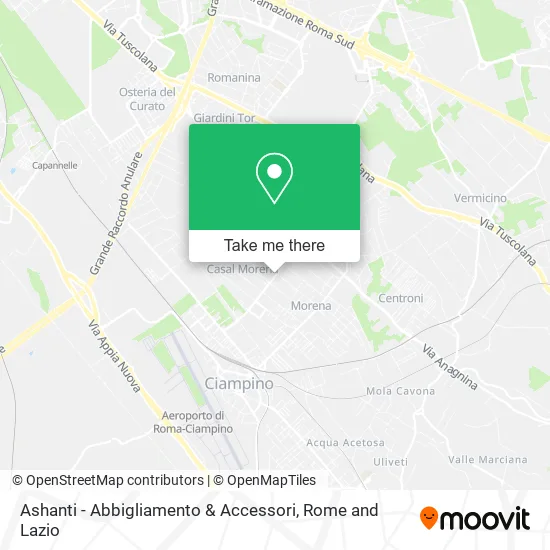 Ashanti - Clothing & Accessories map