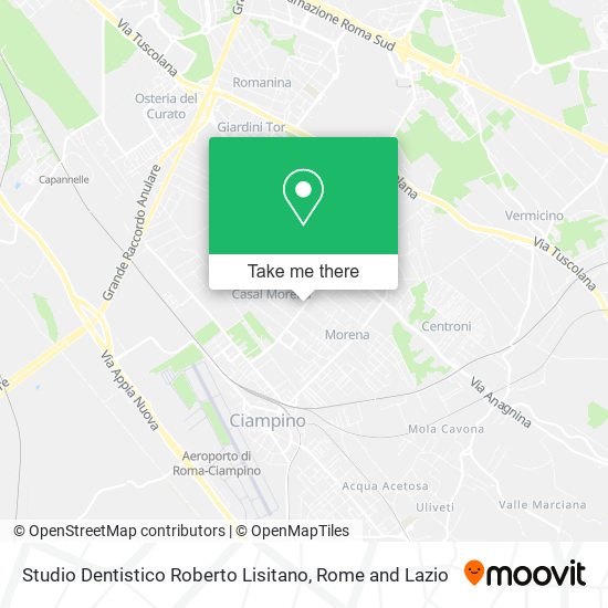 Studio Dentistico Roberto Lisitano map