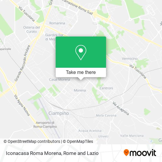 Iconacasa Roma Morena map