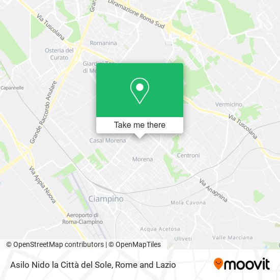 Asilo Nido la Città del Sole map