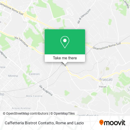 Caffetteria Bistrot Contatto map