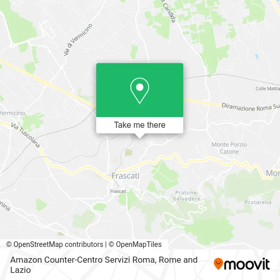 Amazon Counter-Service Center Rome map