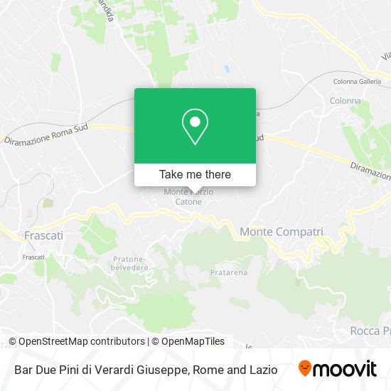 Bar Due Pini di Verardi Giuseppe map