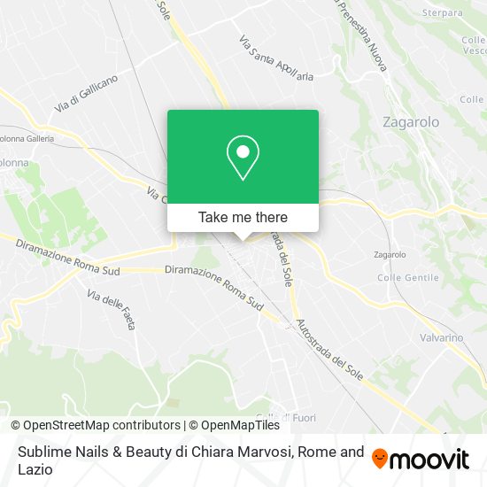 Sublime Nails & Beauty di Chiara Marvosi map