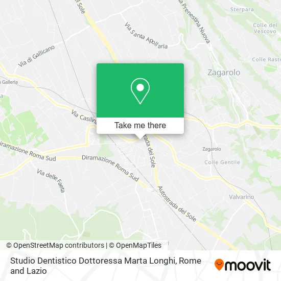 Dental Studio Dr. Marta Longhi map