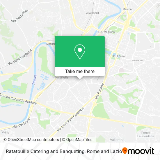 Ratatouille Catering and Banqueting map