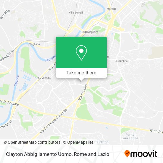 Clayton Abbigliamento Uomo map