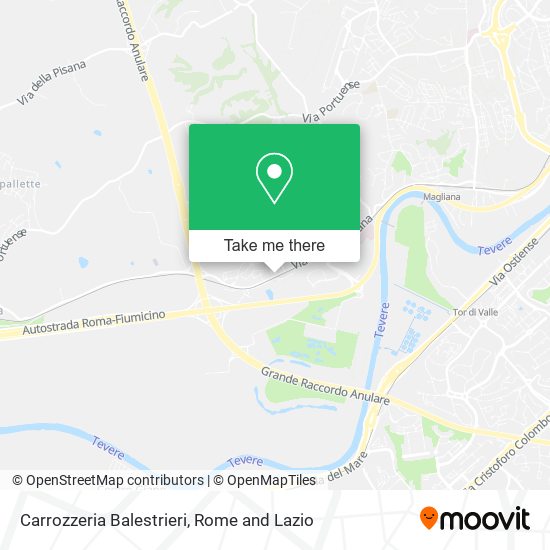 Carrozzeria Balestrieri map
