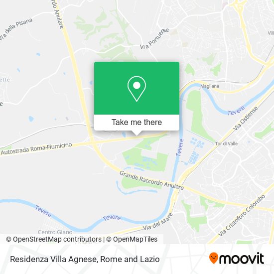 Residenza Villa Agnese map