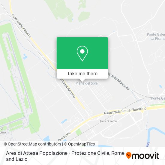 Area di Attesa Popolazione - Protezione Civile map