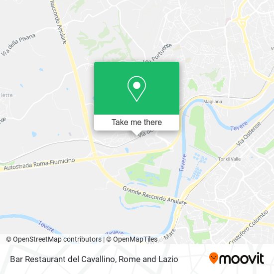 Bar Restaurant del Cavallino map
