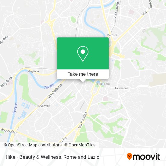 Ilike - Beauty & Wellness map