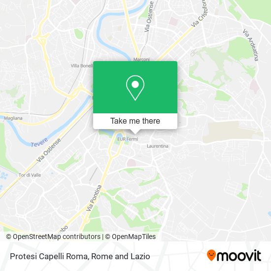 Protesi Capelli Roma map