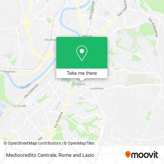 Mediocredito Centrale map
