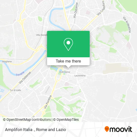 Amplifon Italia map