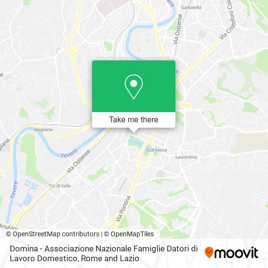Domina - Associazione Nazionale Famiglie Datori di Lavoro Domestico map