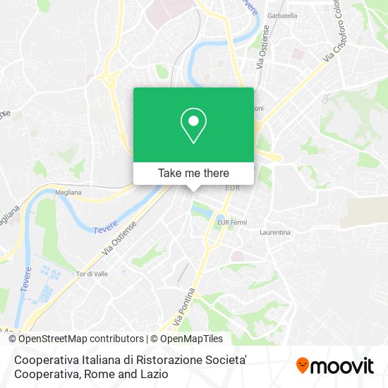 Cooperativa Italiana di Ristorazione Societa' Cooperativa map