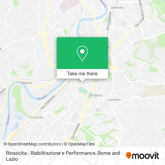 Rinascita - Riabilitazione e Performance map