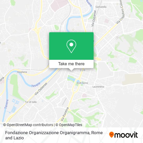 Fondazione Organizzazione Organigramma map